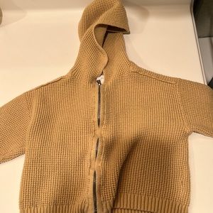 Knitted zip up Zara